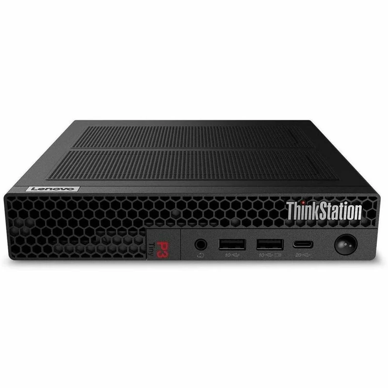 Station de travail Lenovo ThinkStation P3 Gen 2 30K50021CA - 1 x Intel Core Ultra 5 235 - Technologie vPro - 16 Go - SSD 512 Go - Tiny - Noir 30K50021CA