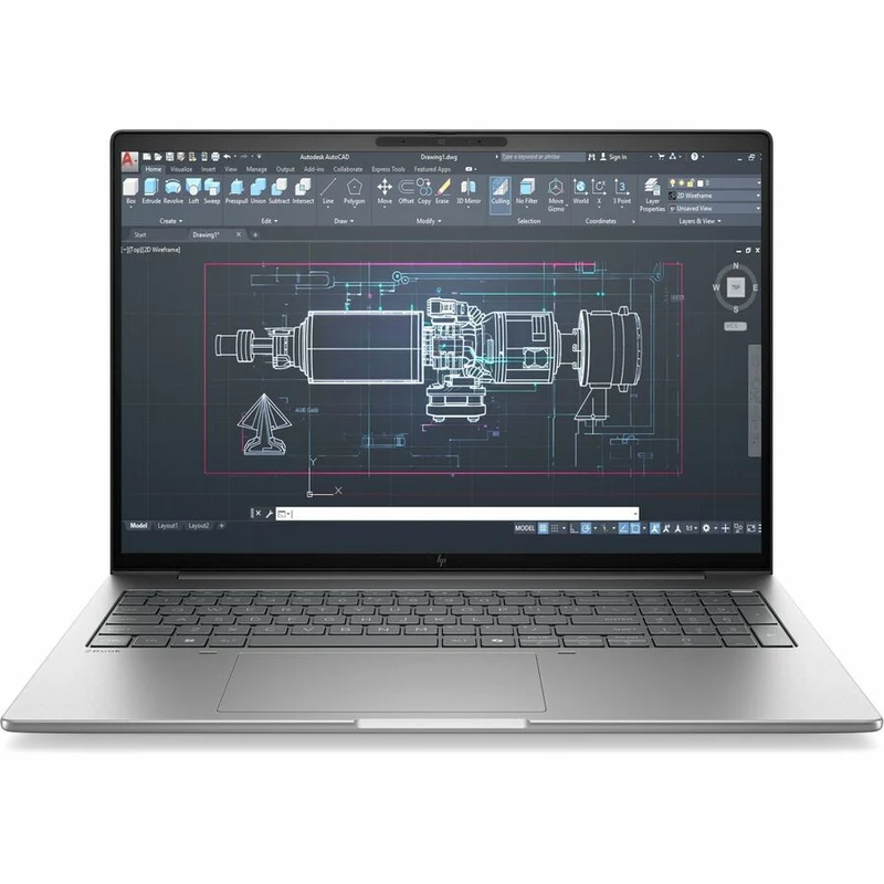Station de travail mobile HP ZBook 8 G1i 16" - WUXGA - 60 Hz - Intel Core Ultra 7 265H - Technologie vPro - 16 Go - SSD 512 Go - Clavier anglais - Argent météore BP6Y5UT#ABA