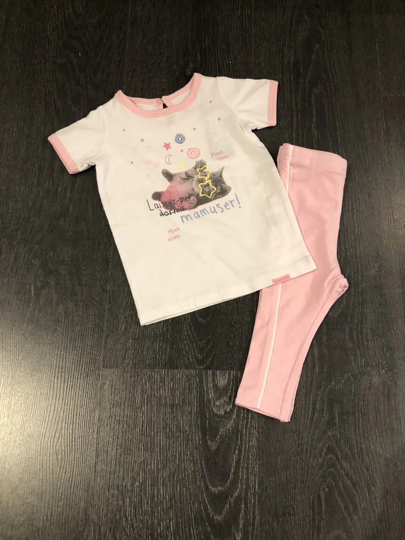 PROMO 12$ - Pyjama - souris mini - meli melo - 6-9 mois