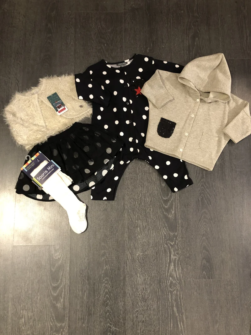 Ma garde robe de noel - souris mini - 6-9 mois