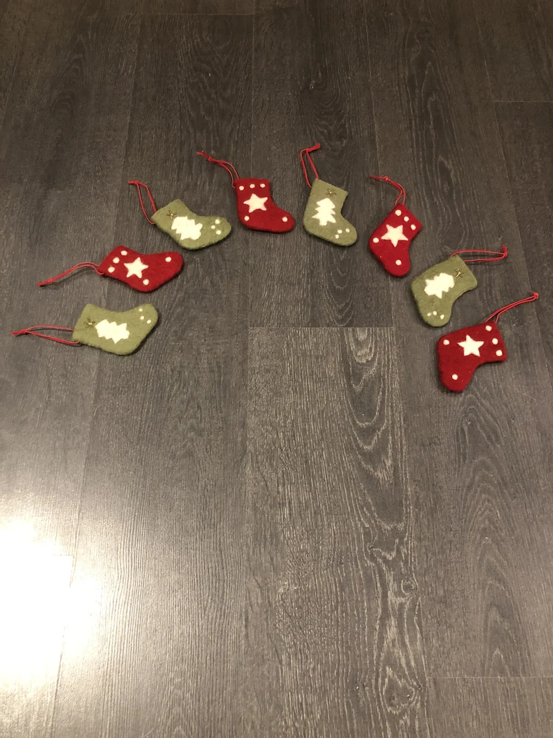 Décoration pour sapin - 8 mcx