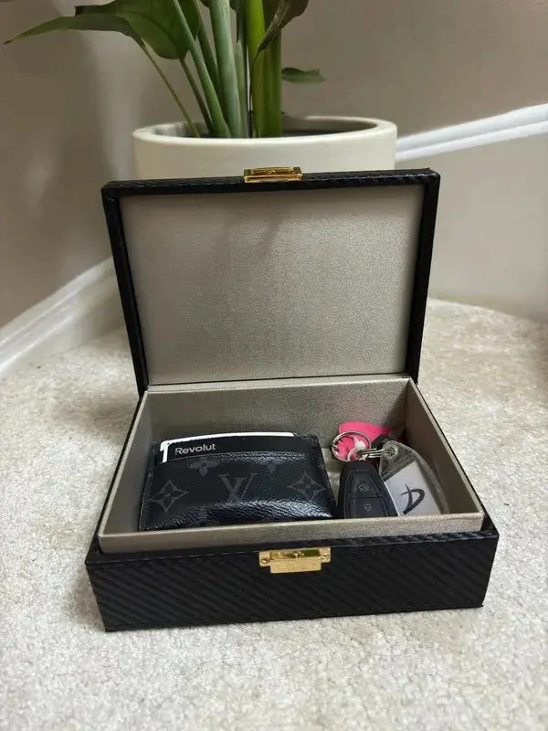 Faraday Box for Car Keys & 2 Pack Faraday Pouch, Keyless Car Key Signal Blocking Box
