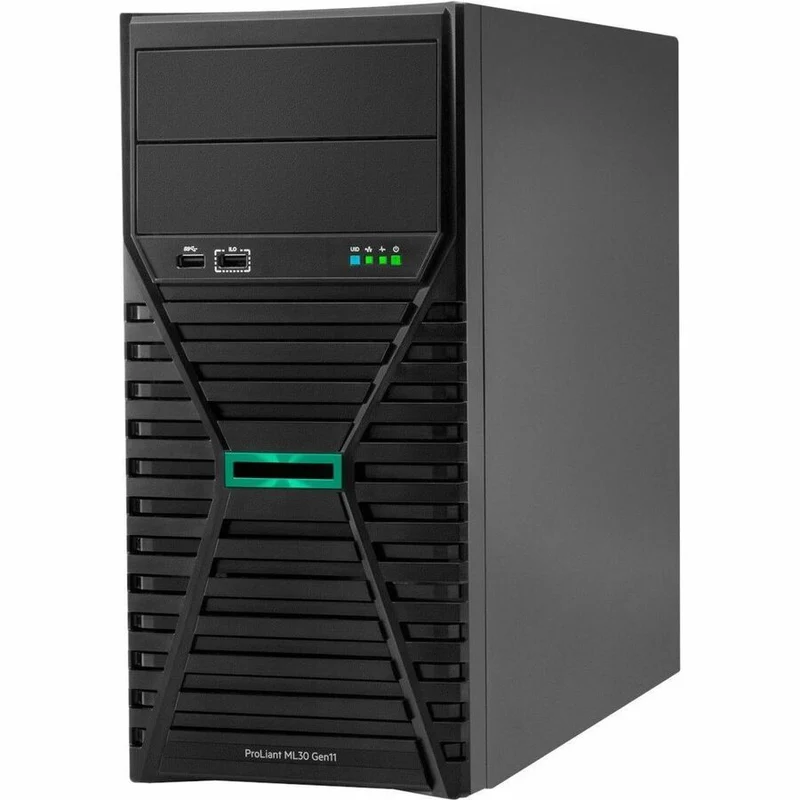 Serveur tour HPE ProLiant ML30 G11 4U - 1 x Intel Xeon E-2434 3.40 GHz - 16 Go RAM - Contrôleur Serial ATA P65397-001