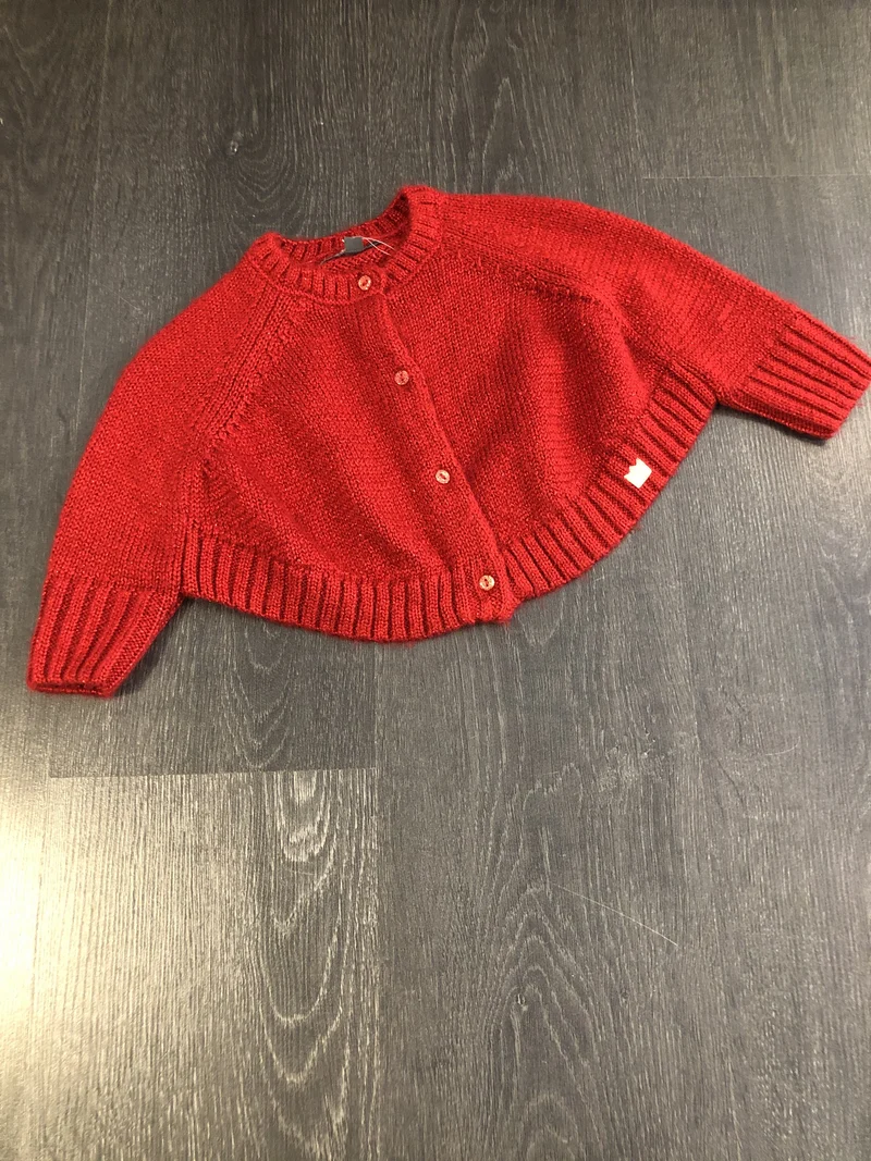 Veste tricot - souris mini - 6-12 mois