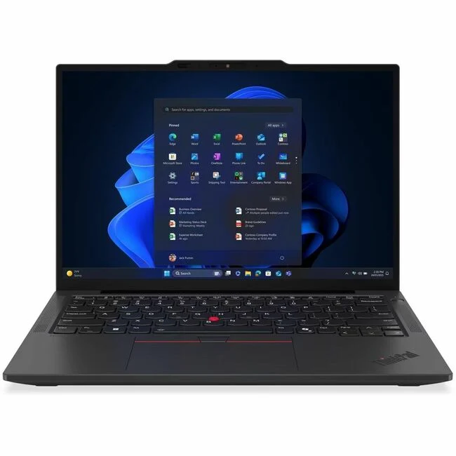 Ordinateur portable Lenovo ThinkPad X13 Gen 6 21RK00BJCA 13.3" - WUXGA - Intel Core Ultra 7 265U - Plateforme Intel Evo - 32 Go - SSD 512 Go - Clavier français canadien - Noir 21RK00BJCA