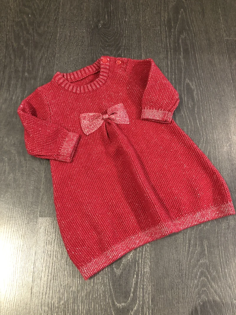 Robe tricot - échantillon -9-12 mois