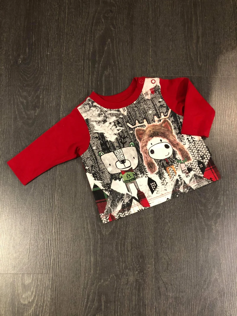 PROMO 6$ - Chandail manches longues - souris mini - voir les grandeurs