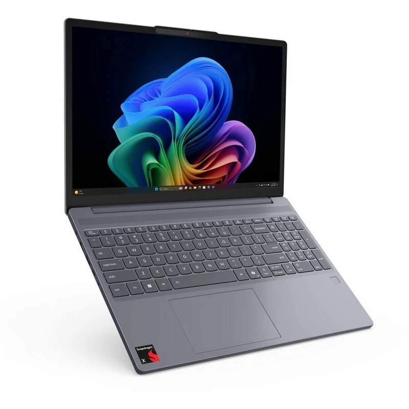 Ordinateur portable Lenovo IdeaPad Slim 3 15Q8X10 83N3004TUS avec écran tactile 15.3" Copilot+ - WUXGA - 60 Hz - Qualcomm Snapdragon X X1-26-100 - 16 Go - SSD 512 Go - Clavier anglais (États-Unis) - Gris Luna 83N3004TUS