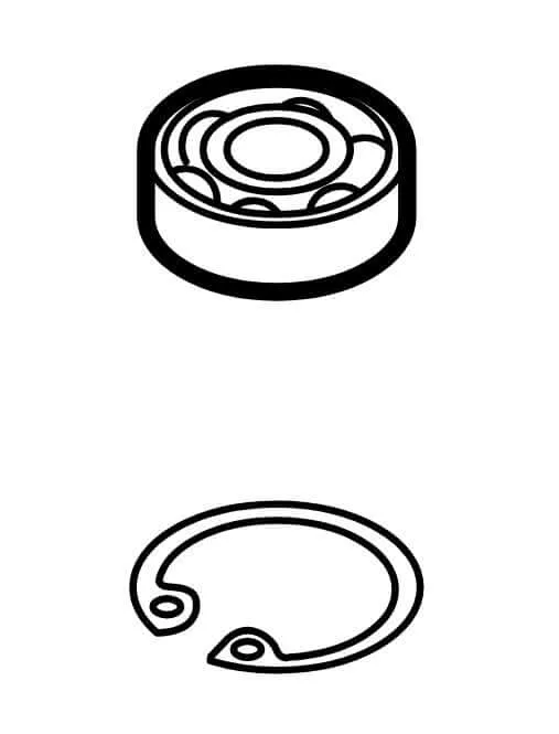 Ball Bearing Fits Stihl HL-KM 0-145 Angle Drive