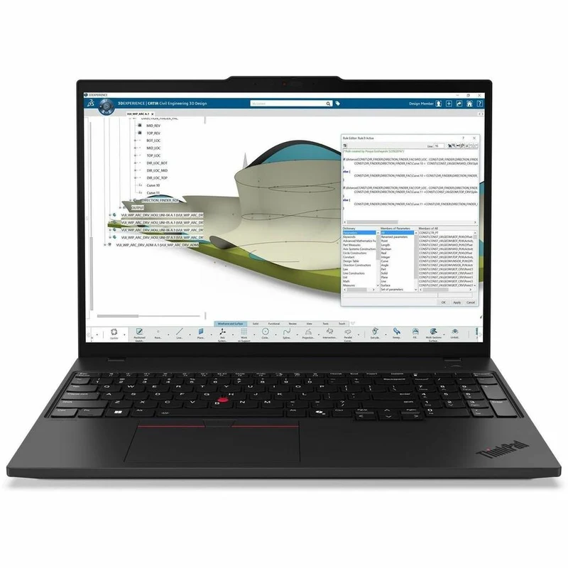 Station de travail mobile Lenovo ThinkPad P16s Gen 4 (21QR001XUS) avec écran tactile 16" Copilot+ - WQUXGA - AMD Ryzen AI 7 PRO 350 - 32 Go - SSD 1 To - Clavier anglais - Noir (21QR001XUS)