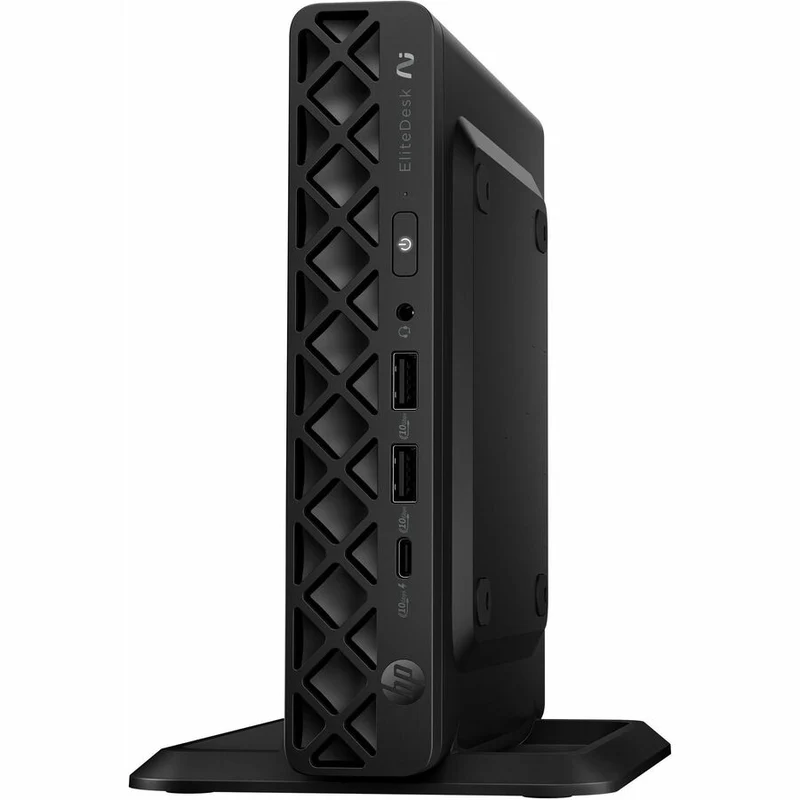 Ordinateur de bureau HP EliteDesk 8 G1a - AMD Ryzen AI 5 PRO 340 - 32 Go - SSD 512 Go - Mini PC - Jack Black C3XG0UT#ABA
