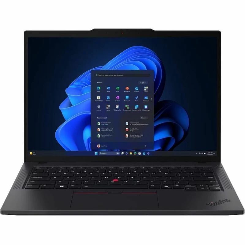 Ordinateur portable Lenovo ThinkPad T14 Gen 6 21QC00AUCA 14" avec écran tactile - WUXGA - 60 Hz - Intel Core Ultra 7 265U - 32 Go - SSD 512 Go - Clavier français canadien - Noir 21QC00AUCA