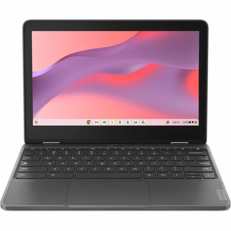Lenovo 300e Yoga Chromebook Gen 4 82W2002HUS Chromebook 11.6 en 2 convertible 1" tactile - HD - Octa-core (ARM Cortex A76 + Cortex A55) - 4 Go - 32 Go de mémoire flash - Clavier anglais - Gris graphite 82W2002HUS