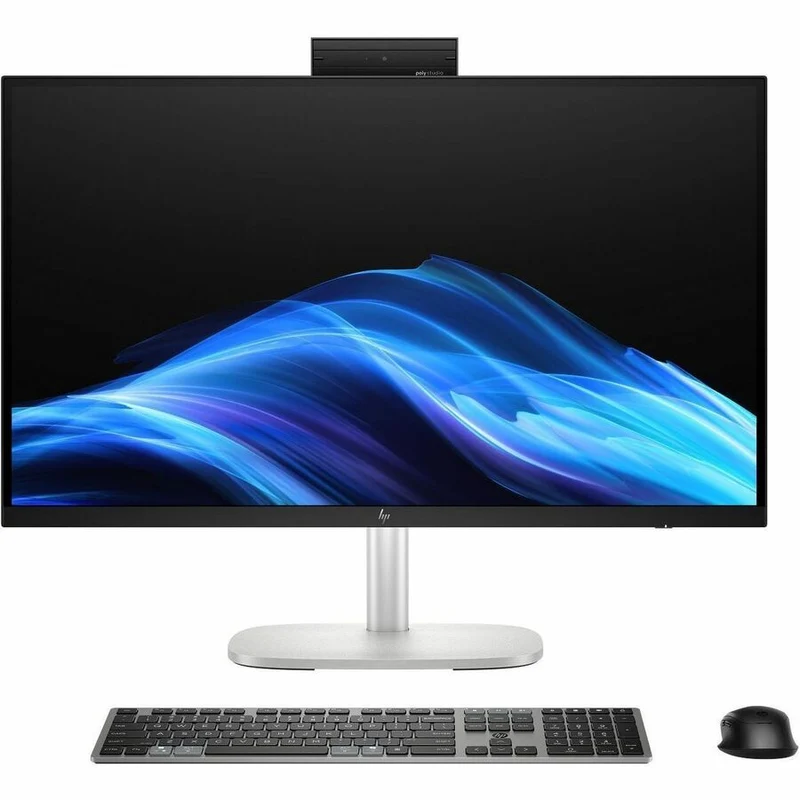 Ordinateur tout-en-un HP EliteStudio 8 AiO G1i - Intel Core Ultra 5 235 - Technologie vPro - 32 Go - SSD 512 Go - Écran tactile QHD 27" - Bureau - Argent Pike C7GL3UT#ABC