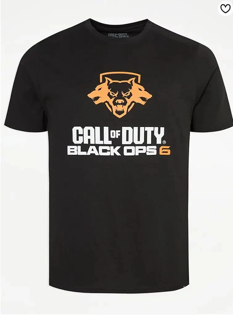 Black Call Of Duty Graphic T-Shirt ( No In-Game Content)