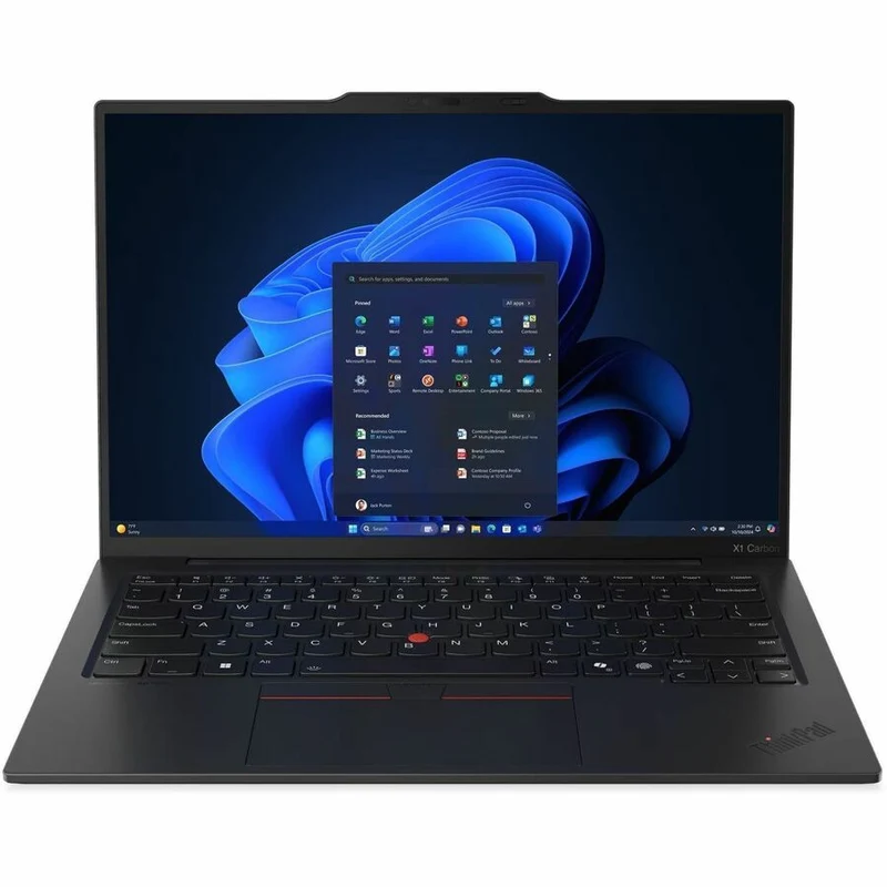 Ultrabook Lenovo ThinkPad X1 Carbon Gen 13 21NS005SUS 14" Copilot+ - 2.8K - Intel Core Ultra 7 268V - Plateforme Intel Evo - 32 Go - SSD 512 Go - Clavier anglais - Peinture noire 21NS005SUS