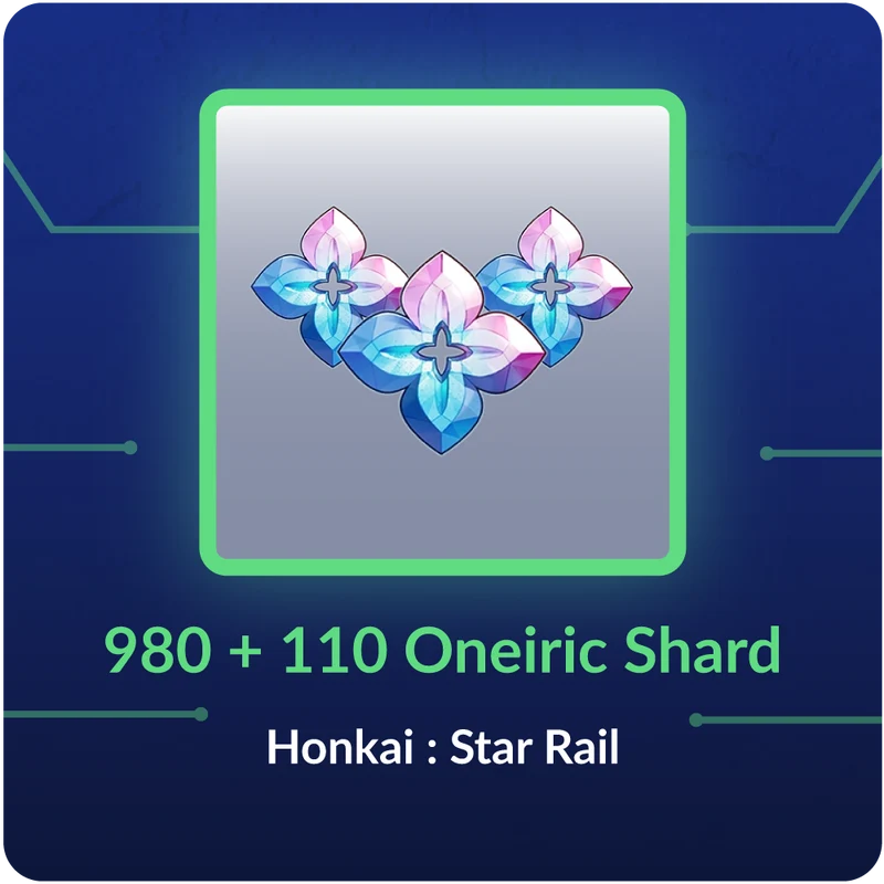 980 + 110 Oneiric Shard - Honkai : Star Rail