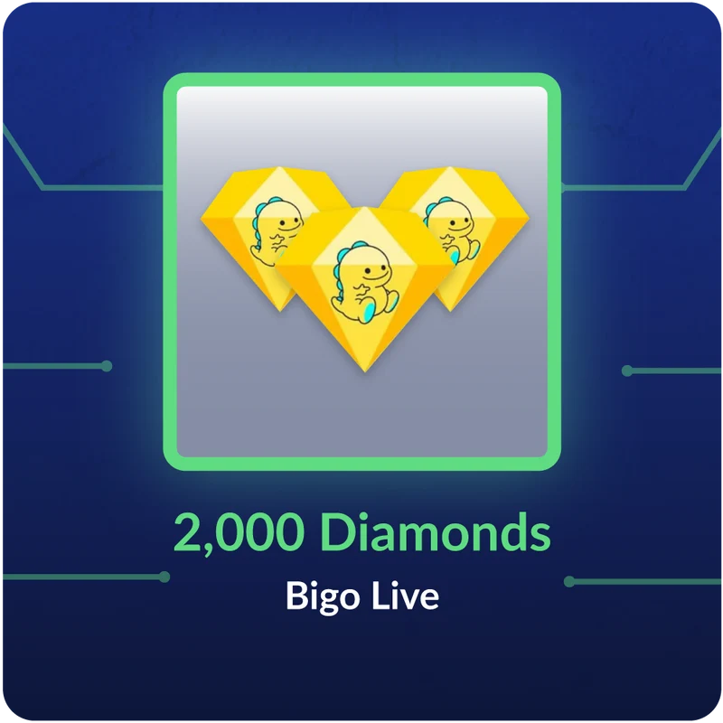 2,000 Diamonds - Bigo Live