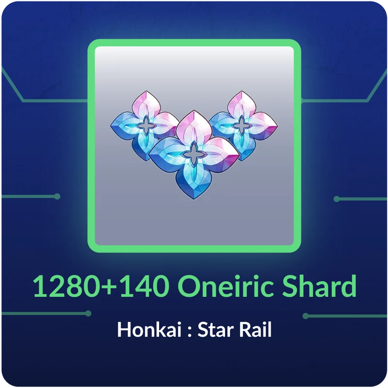 1280 + 140 Oneiric Shard - Honkai : Star Rail