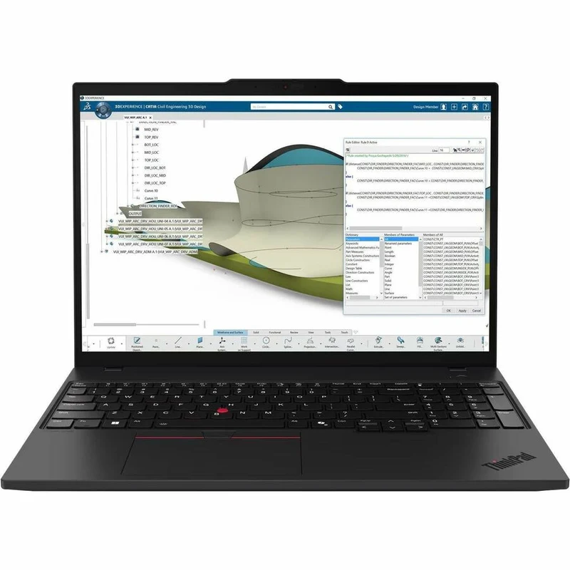 Station de travail mobile Lenovo ThinkPad P16s Gen 4 21RX000KUS 16" Copilot+ - WUXGA - AMD Ryzen AI 9 HX PRO 370 - 64 Go - SSD 1 To - Clavier anglais - Noir 21RX000KUS