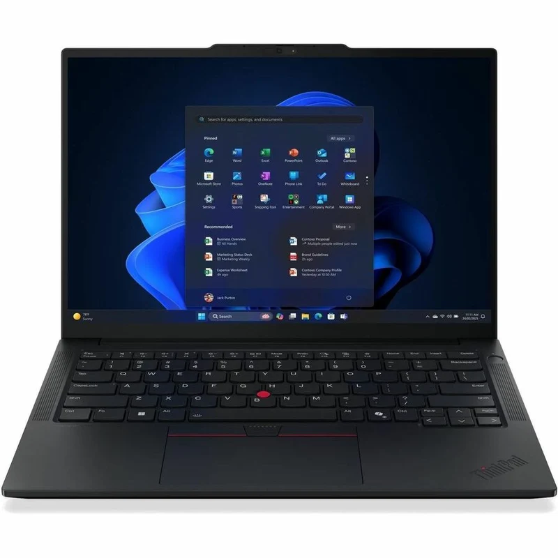 Ordinateur portable Lenovo ThinkPad E14 Gen 7 21T9003PUS 14" avec écran tactile - WUXGA - Intel Core Ultra 7 240H - 16 Go - SSD 512 Go - Clavier anglais - Noir 21T9003PUS