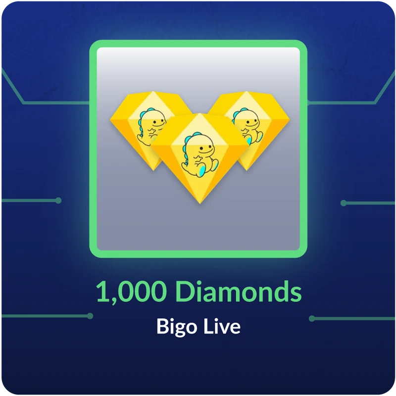 1,000 Diamonds - Bigo Live