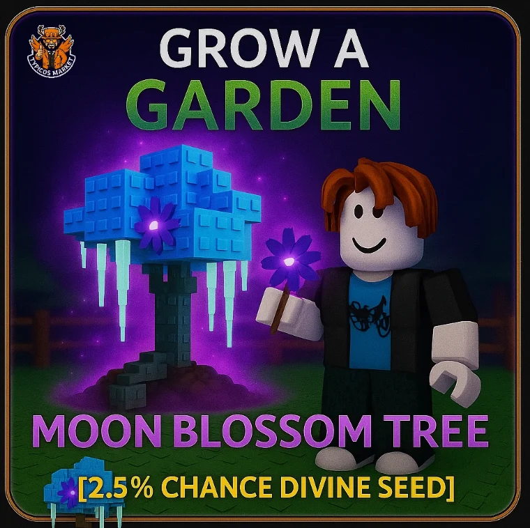 [ROBLOX - Grow A Garden] - Moon Blossom Tree - [Safe & Fast]