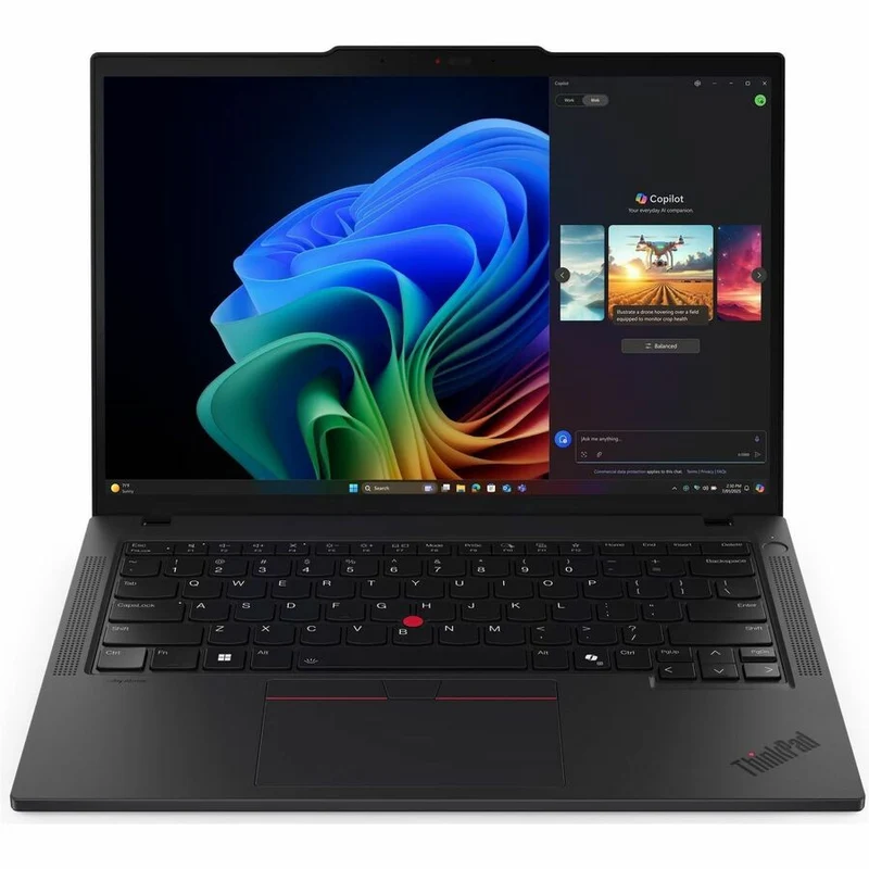 Ordinateur portable Lenovo ThinkPad T14 Gen 6 (21QG0006CA) avec écran tactile 14 pouces Copilot+ - WUXGA - Intel Core Ultra 5 228V - 32 Go - SSD 512 Go - Clavier français canadien - Noir 21QG0006CA
