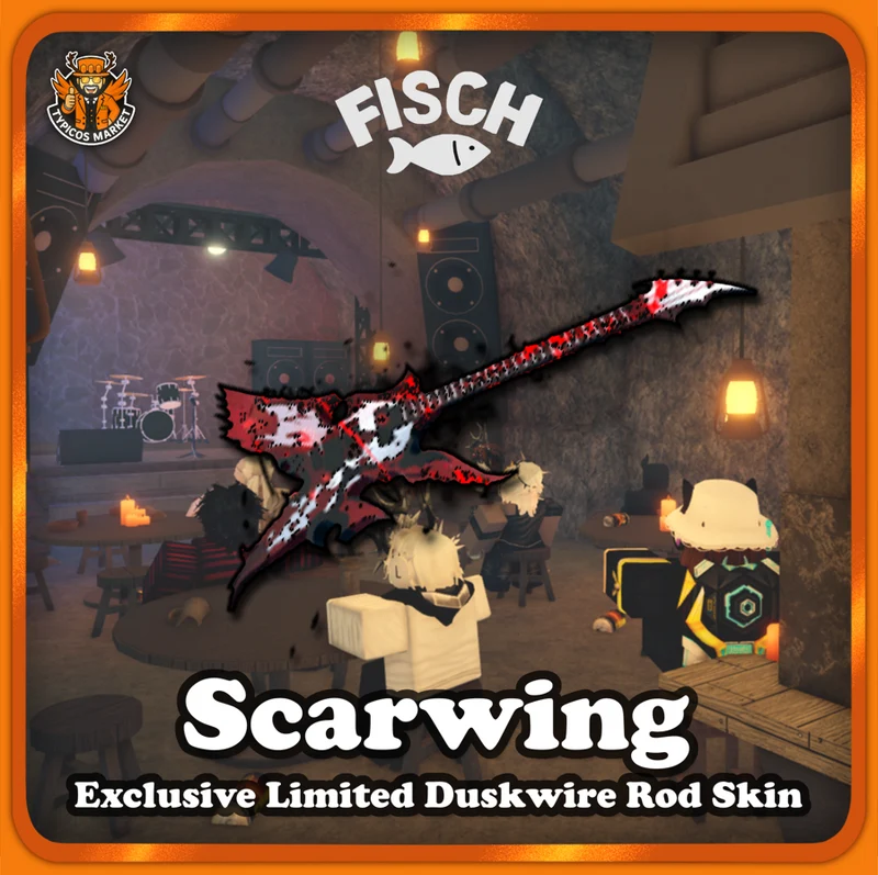 [FISCH] - Scarwing - [Exclusive Limited Duskwire Rod Skin]