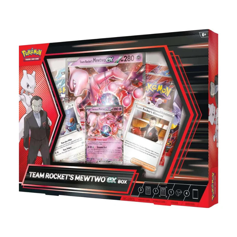 Pokemon TCG: Team Rocket's Mewtwo Ex Box