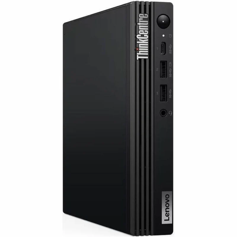 Ordinateur de bureau Lenovo ThinkCentre M70q Gen 5 12TD001JCA - Intel Core i3 14e génération i3-14100T - 8 Go - SSD 256 Go - Mini - Noir 12TD001JCA