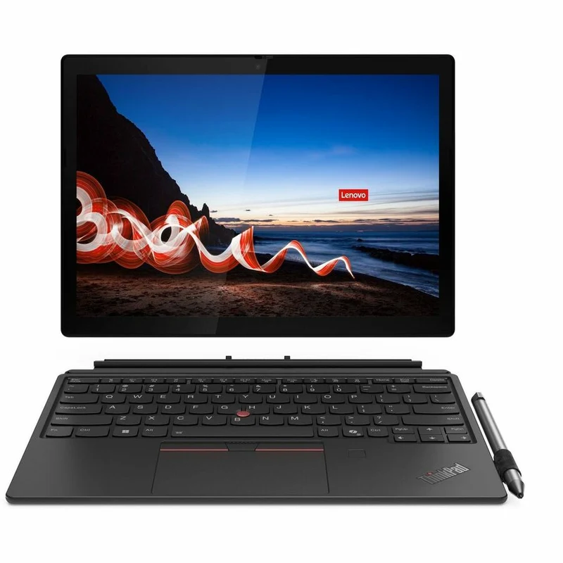 Lenovo ThinkPad X12 Detachable Gen 2 21LK002VCA Ordinateur portable 12.3 en 2 1" tactile détachable - Full HD Plus - Intel Core Ultra 7 164U - Technologie vPro - 16 Go - SSD 512 Go - Clavier français - Noir 21LK002VCA