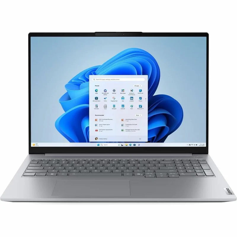 Ordinateur portable Lenovo ThinkBook 16 G8 IAL 21SK0095US 16 pouces - WUXGA - Intel Core Ultra 5 225U - 16 Go - SSD 512 Go - Clavier anglais - Gris arctique 21SK0095US