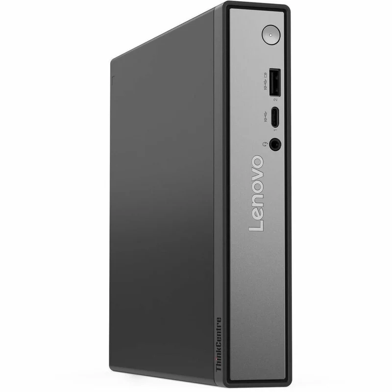 Ordinateur de bureau Lenovo ThinkCentre Neo 50q QC 13C8000YUS - Qualcomm Snapdragon X X1-26-100 - 16 Go - SSD 256 Go - Mini - Noir Eclipse 13C8000YUS