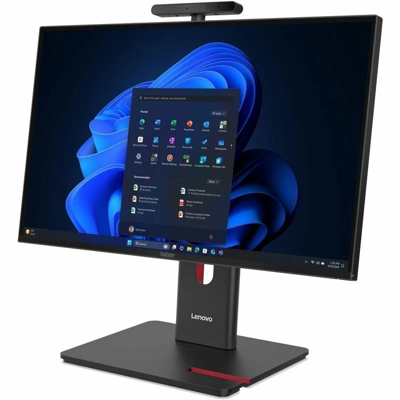 Ordinateur tout-en-un Lenovo ThinkCentre M90a Gen 6 13AT0006US - Intel Core Ultra 5 2e génération 225 - 16 Go - SSD 512 Go - Écran tactile Full HD 23.8" - Noir 13AT0006US