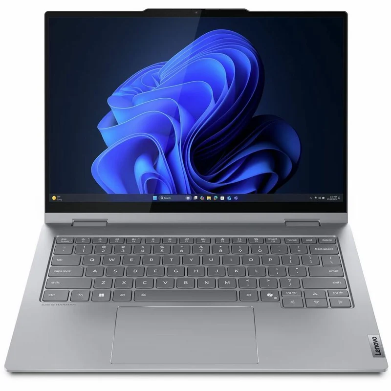 Lenovo ThinkBook 14 G5 IAU 21SQ0002US Ordinateur portable convertible 14 en 2 à écran tactile 1 pouces - WUXGA - Intel Core Ultra 7 255U - 16 Go - SSD 512 Go - Clavier anglais (États-Unis) - Gris Luna 21SQ0002US