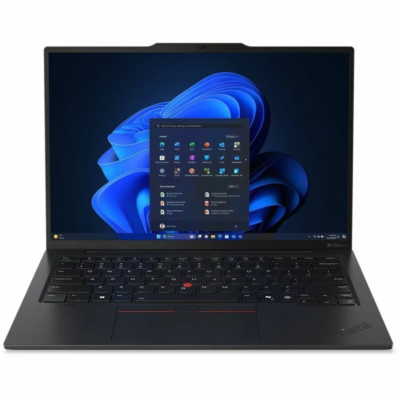 Ultrabook Lenovo ThinkPad X1 Carbon Gen 13 21NS005TUS 14" Copilot+ - 2.8K - Intel Core Ultra 7 266V - Plateforme Intel Evo - 16 Go - SSD 512 Go - Clavier anglais - Peinture noire 21NS005TUS