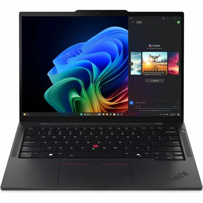 Ordinateur portable Lenovo ThinkPad T14s Gen 6 (21QX000NUS) 14" Copilot+ avec écran tactile WUXGA, processeur Intel Core Ultra 7 268V, 32 Go, SSD 1 To, clavier anglais, noir (21QX000NUS)