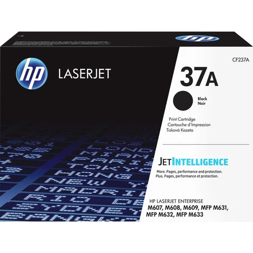Cartouche de toner laser d'origine HP 37A (CF237A) - Noir - 1 de chaque CF237A