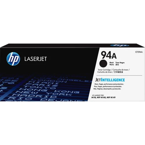 Cartouche de toner laser d'origine HP 94A (CF294A) - Noir - 1 de chaque CF294A