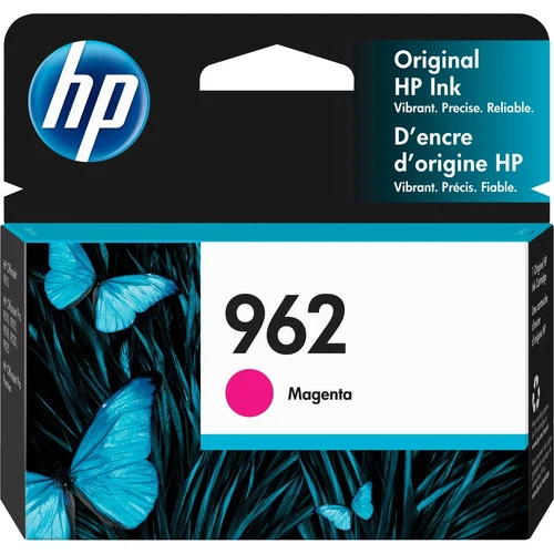 Cartouche d'encre à jet d'encre d'origine HP 962 - Magenta - 1 unité 3HZ97AN#140