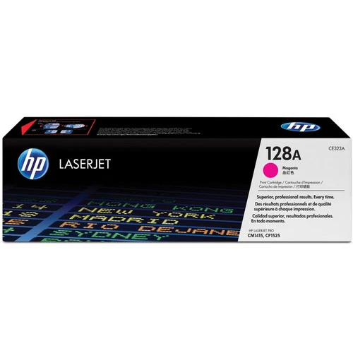 Cartouche de toner laser d'origine HP 128A (CE323A) - Paquet unique - Magenta - 1 unité CE323A