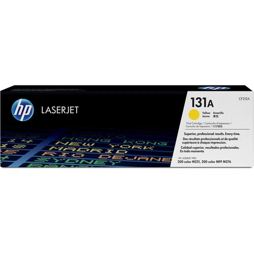 Cartouche de toner laser d'origine HP 131A (CF212A) - Paquet unique - Jaune - 1 de chaque CF212A