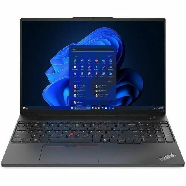 Ordinateur portable Lenovo ThinkPad E16 Gen 2 21M5000JUS 16" - WUXGA - AMD Ryzen 7 7735U - 16 Go - SSD 512 Go - Clavier anglais - Noir 21M5000JUS