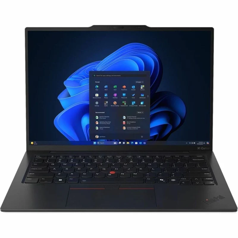Ordinateur portable Lenovo ThinkPad X1 Carbon Gen 13 21NX005MUS 14" avec écran tactile - WUXGA - Intel Core Ultra 7 2e génération 265U - Technologie vPro - Plateforme Intel Evo - 16 Go - SSD 512 Go - Clavier anglais - Peinture noire 21NX005MUS