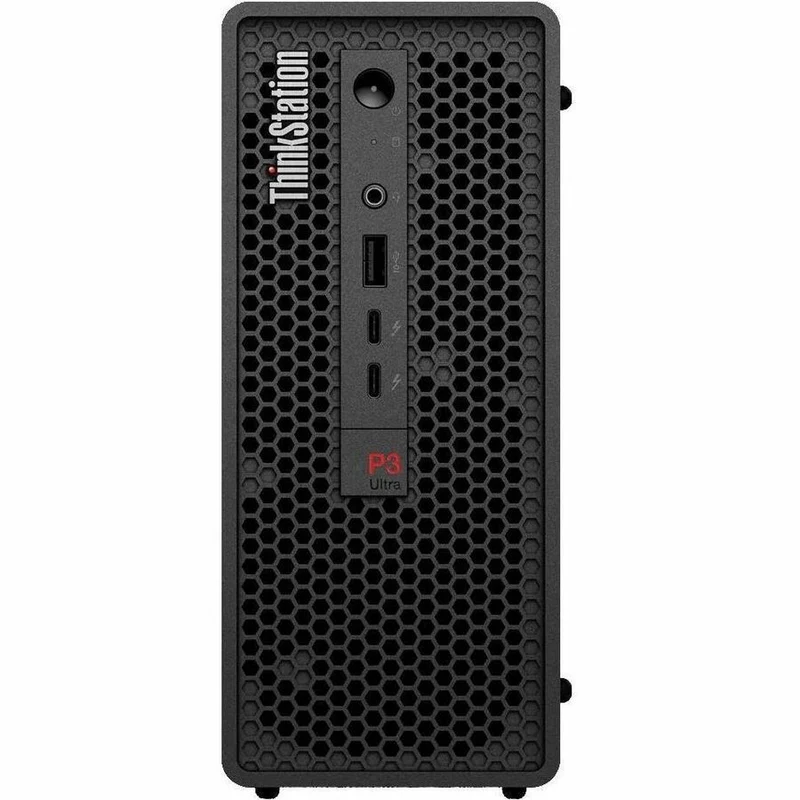 Station de travail Lenovo ThinkStation P3 Ultra 30HA00B2CA - 1 x Intel Core i9 14e génération i9-14900 - Technologie vPro - 32 Go - SSD 1 To - Ultra compact - Noir 30HA00B2CA