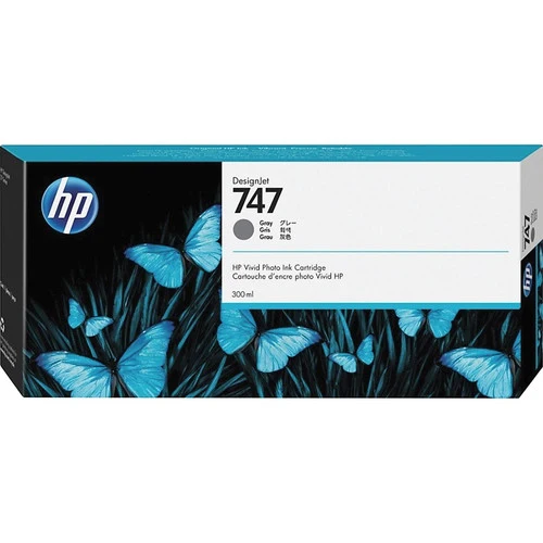 Cartouche d'encre à jet d'encre d'origine HP 747 (P2V86A) - Gris - 1 unité P2V86A
