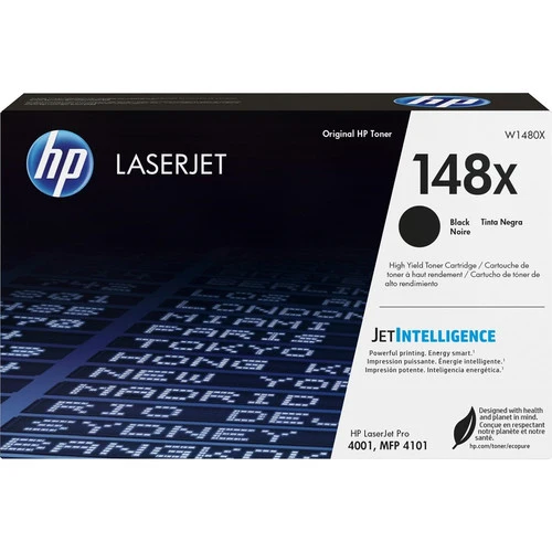 Cartouche de toner laser HP d'origine à haut rendement - Noir - 1 unité W1480X
