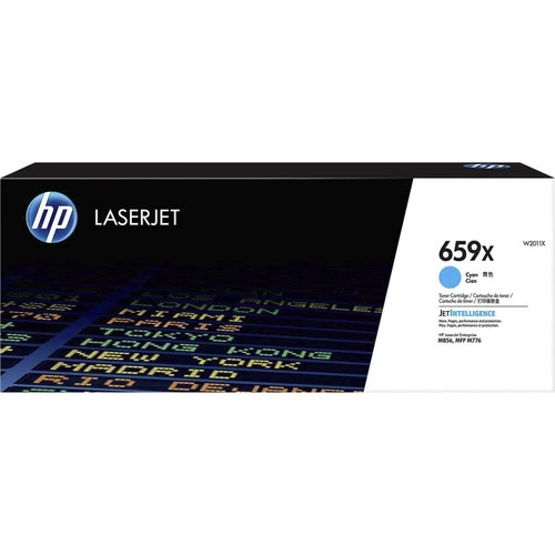 Cartouche de toner laser HP 659X (W2011X) d'origine à haut rendement - Cyan - 1 de chaque W2011X