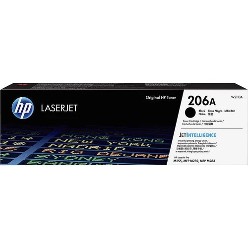 Cartouche de toner laser HP 206A d'origine à rendement standard - Noir - 1 unité W2110A